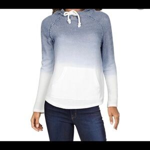 Vince Camuto woman hoodie dip -dye knit